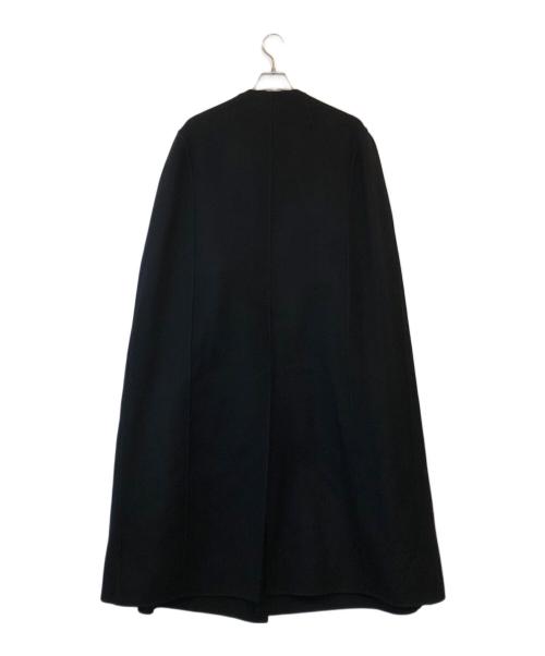 JIL SANDER（ジルサンダー）JIL SANDER (ジルサンダー) ダブルブレストケープコート ブラック サイズ:38の古着・服飾アイテム