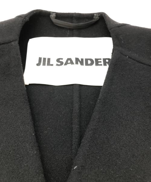 JIL SANDER（ジルサンダー）JIL SANDER (ジルサンダー) ダブルブレストケープコート ブラック サイズ:38の古着・服飾アイテム