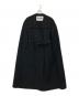 JIL SANDER（ジルサンダー）の古着「ダブルブレストケープコート」｜ブラック