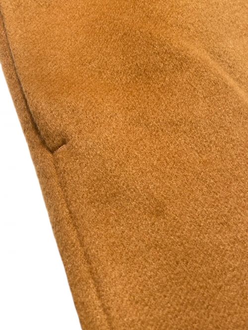 HERMES（エルメス）HERMES (エルメス) カシミヤロングジレ ブラウン サイズ:36の古着・服飾アイテム