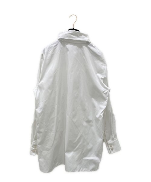 CHANEL（シャネル）CHANEL (シャネル) ココマークパールエンベリッシュメントシャツ ホワイト サイズ:40の古着・服飾アイテム