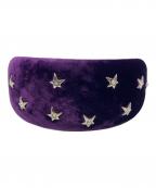 Roger Vivierロジェ ヴィヴィエ）の古着「ミニストラスヘッドバンド」｜パープル