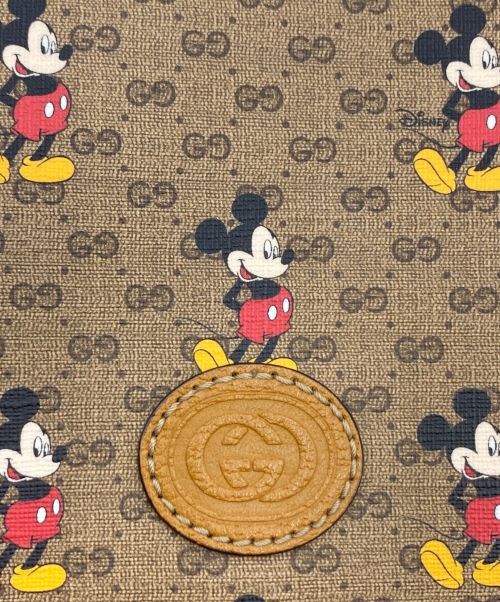 GUCCI（グッチ）GUCCI (グッチ) DISNEY (ディズニー) GGスプリームキャンバス/レザー ショルダーバッグの古着・服飾アイテム