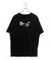 BILLIE EILISH（ビリー・アイリッシュ）の古着「トリプルコラボプリントTシャツ」｜ブラック