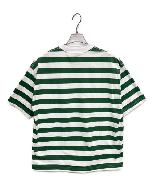 DAIWA PIER39（ダイワ ピア39）DAIWA PIER39 (ダイワ ピア39) ドローストリング ボーダー Tシャツ グリーン サイズ:Ｍの古着・服飾アイテム