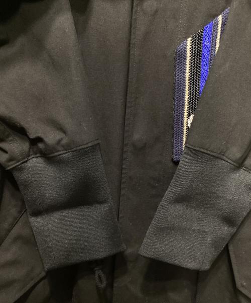 FRED PERRY（フレッドペリー）FRED PERRY (フレッドペリー) GROUND Y (グラウンドワイ) Fish Tail Parker ブラック サイズ:Ｍの古着・服飾アイテム