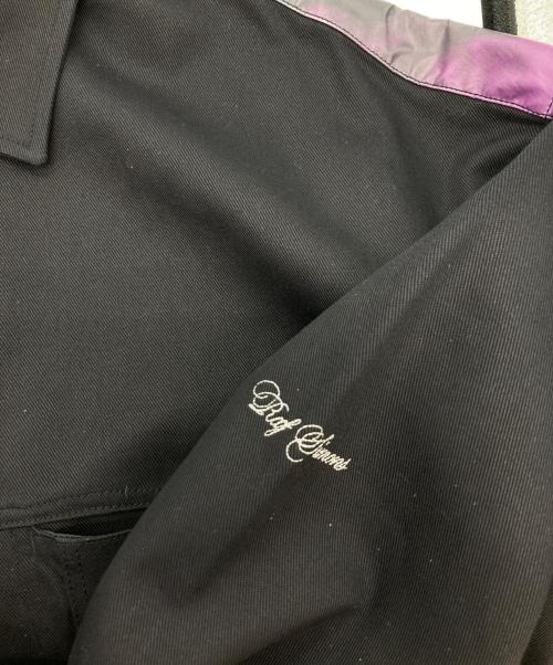 FRED PERRY（フレッドペリー）FRED PERRY (フレッドペリー) RAF SIMONS (ラフシモンズ) プリントデザイントラッカージャケット ブラック サイズ:Lの古着・服飾アイテム