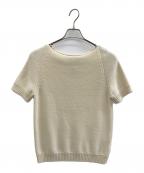 YURI PARKユリパーク）の古着「ショートスリーブニット」｜オフホワイト