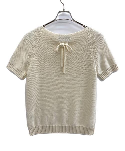 YURI PARK（ユリパーク）YURI PARK (ユリパーク) ショートスリーブニット オフホワイト サイズ:なしの古着・服飾アイテム