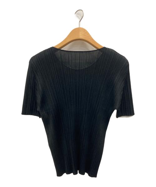 PLEATS PLEASE（プリーツプリーズ）PLEATS PLEASE (プリーツプリーズ) プリーツカットソー ブラック サイズ:3の古着・服飾アイテム