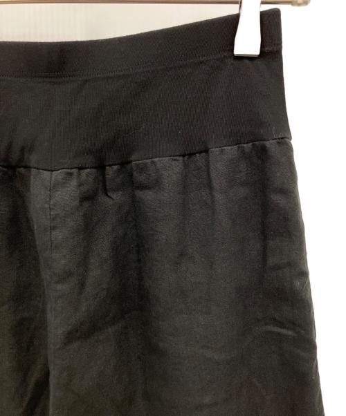 BEARDSLEY（ビアズリー）BEARDSLEY (ビアズリー) ウエストリブリネンパンツ ブラック サイズ:1の古着・服飾アイテム