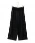 BEARDSLEY（ビアズリー）の古着「ウエストリブリネンパンツ」｜ブラック