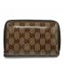 GUCCI（グッチ）の古着「2つ折りラウンドファスナーウォレット」｜ベージュ