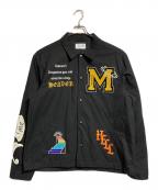 MAYOメイヨー）の古着「EMBROIDERY COACH JACKET」｜ブラック
