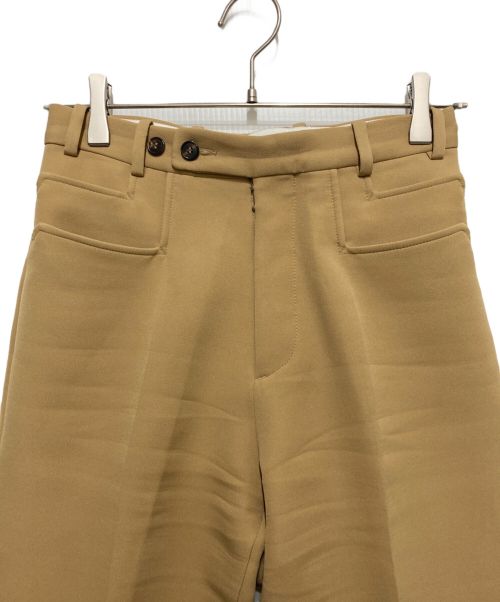 Maison Margiela（メゾンマルジェラ）Maison Margiela (メゾンマルジェラ) センタープレスパンツ ベージュ サイズ:SIZE36の古着・服飾アイテム