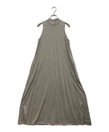 onit（オニット）の古着「モックネック ノースリーブ ワンピース」｜グレー