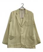 AURALEEオーラリー）の古着「HARD TWIST WOOL VIYELLA JACKET」｜ライトグリーン