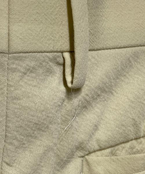 AURALEE（オーラリー）AURALEE (オーラリー) HARD TWIST WOOL VIYELLA SLACKS ライトグリーン サイズ:4の古着・服飾アイテム