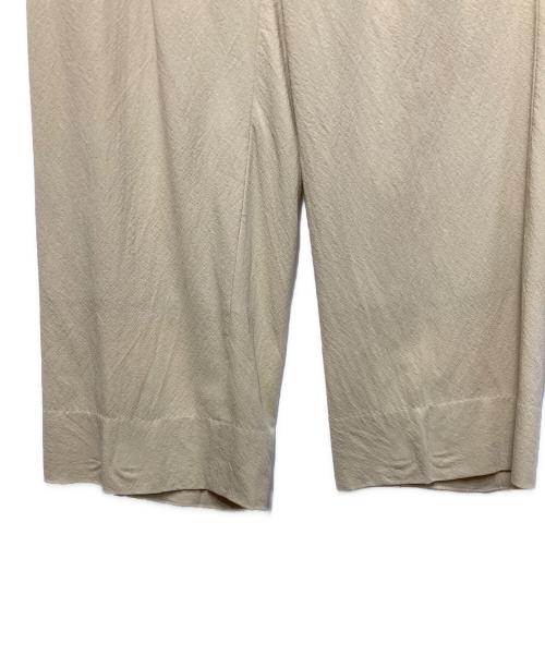 AURALEE（オーラリー）AURALEE (オーラリー) HARD TWIST WOOL VIYELLA SLACKS ライトグリーン サイズ:4の古着・服飾アイテム