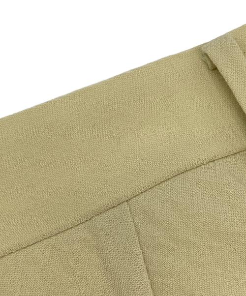 AURALEE（オーラリー）AURALEE (オーラリー) HARD TWIST WOOL VIYELLA SLACKS ライトグリーン サイズ:4の古着・服飾アイテム