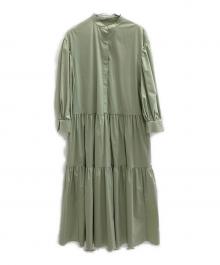 theory luxe（セオリーリュクス）の古着「EILEEN/SOFT TYPEWRITER」｜グリーン