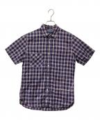 COMME des GARCONS HOMMEコムデギャルソン オム）の古着「チェックシャツ」｜ブルー