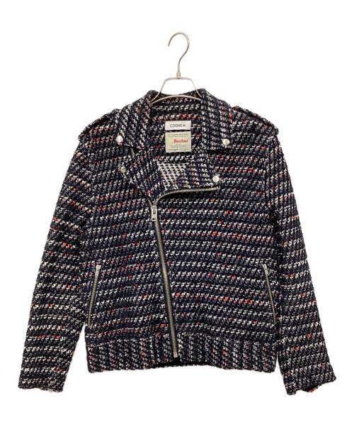Coohem（コーヘン）Coohem (コーヘン) ツイードジャケット ブラック サイズ:Mの古着・服飾アイテム