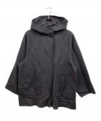 IENAイエナ）の古着「SUPER120 ダブルフェイスフードコート」｜グレー