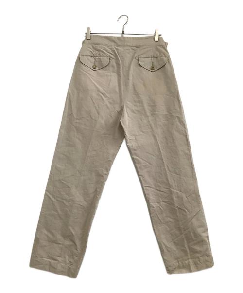 kenneth field（ケネスフィールド）kenneth field (ケネスフィールド) コットンリネン サイドアジャスターグルカパンツ アイボリー サイズ:Sの古着・服飾アイテム