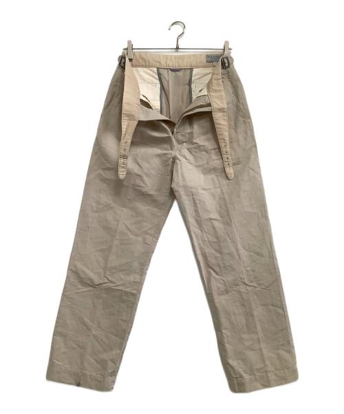 kenneth field（ケネスフィールド）kenneth field (ケネスフィールド) コットンリネン サイドアジャスターグルカパンツ アイボリー サイズ:Sの古着・服飾アイテム