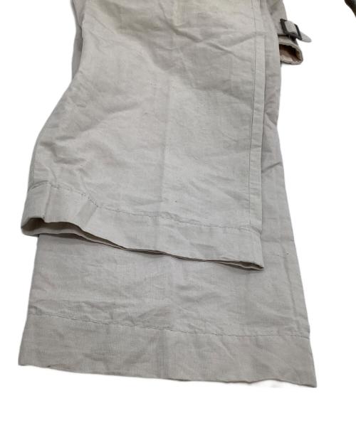 kenneth field（ケネスフィールド）kenneth field (ケネスフィールド) コットンリネン サイドアジャスターグルカパンツ アイボリー サイズ:Sの古着・服飾アイテム