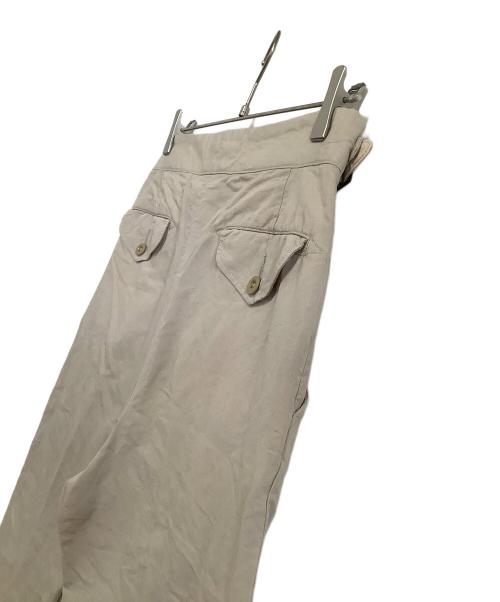 kenneth field（ケネスフィールド）kenneth field (ケネスフィールド) コットンリネン サイドアジャスターグルカパンツ アイボリー サイズ:Sの古着・服飾アイテム