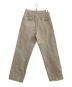 kenneth field (ケネスフィールド) コットンリネン サイドアジャスターグルカパンツ アイボリー サイズ:S：10000円