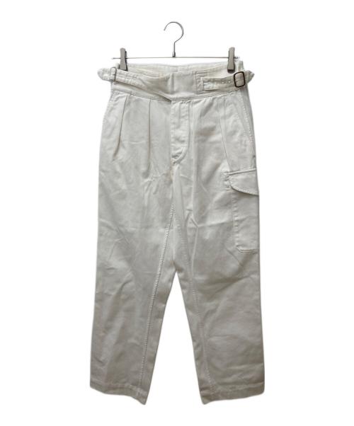 RALPH LAUREN Purple Label（ラルフ ローレン パープル レーベル）RALPH LAUREN Purple Label (ラルフ ローレン パープル レーベル) グルカパンツ ホワイト サイズ:28の古着・服飾アイテム
