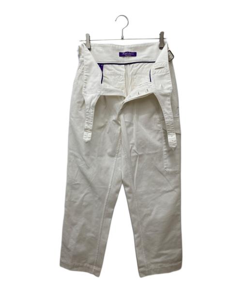 RALPH LAUREN Purple Label（ラルフ ローレン パープル レーベル）RALPH LAUREN Purple Label (ラルフ ローレン パープル レーベル) グルカパンツ ホワイト サイズ:28の古着・服飾アイテム