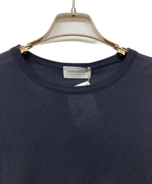 JOHN SMEDLEY（ジョンスメドレー）JOHN SMEDLEY (ジョンスメドレー) Crew Neck T ネイビー サイズ:Sの古着・服飾アイテム