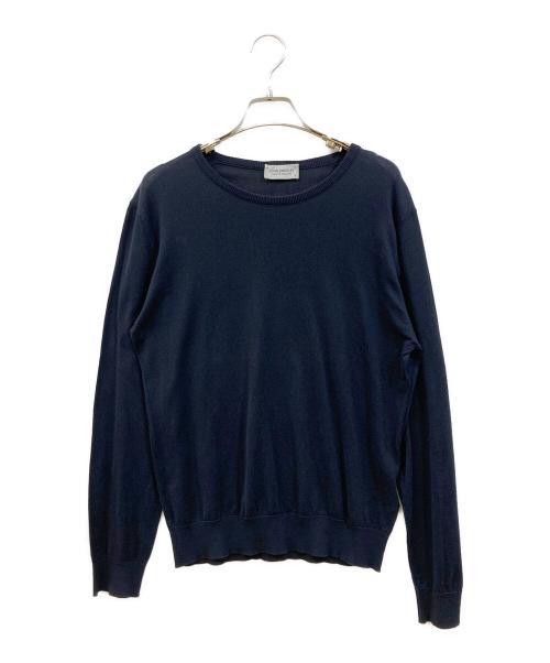 JOHN SMEDLEY（ジョンスメドレー）JOHN SMEDLEY (ジョンスメドレー) EMMETT PULLOVER ネイビー サイズ:Sの古着・服飾アイテム