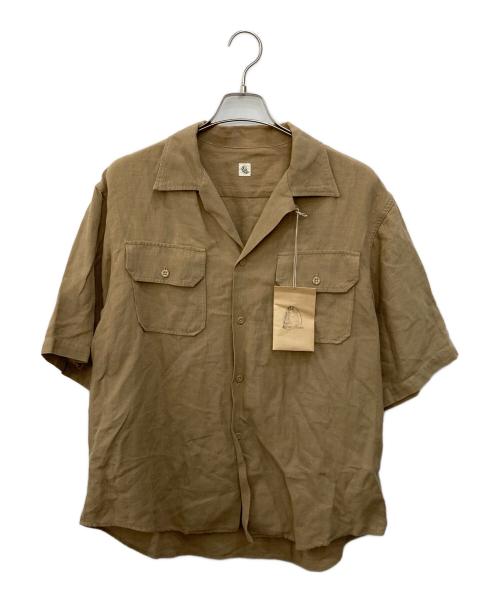 KAPTAIN SUNSHINE（キャプテンサンシャイン）KAPTAIN SUNSHINE (キャプテンサンシャイン) Open Collar SS Shirt ベージュ サイズ:SIZE 36の古着・服飾アイテム
