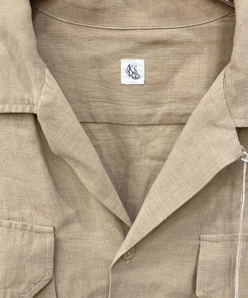 KAPTAIN SUNSHINE（キャプテンサンシャイン）KAPTAIN SUNSHINE (キャプテンサンシャイン) Open Collar SS Shirt ベージュ サイズ:SIZE 36の古着・服飾アイテム
