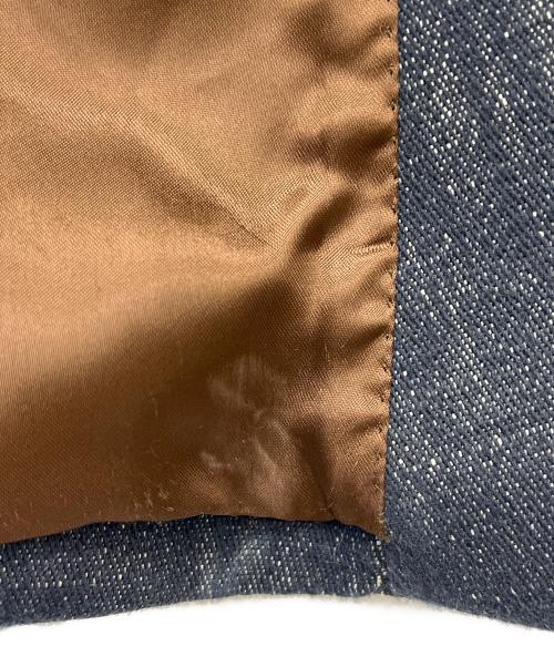 CARUSO（カルーゾ）CARUSO (カルーゾ) ショールカラーガウンコート ネイビー サイズ:48の古着・服飾アイテム