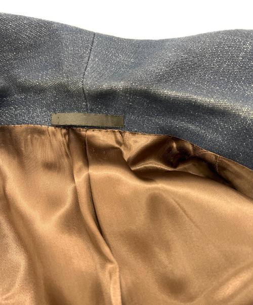 CARUSO（カルーゾ）CARUSO (カルーゾ) ショールカラーガウンコート ネイビー サイズ:48の古着・服飾アイテム