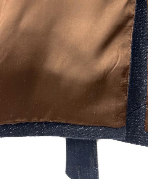 CARUSO（カルーゾ）CARUSO (カルーゾ) ショールカラーガウンコート ネイビー サイズ:48の古着・服飾アイテム