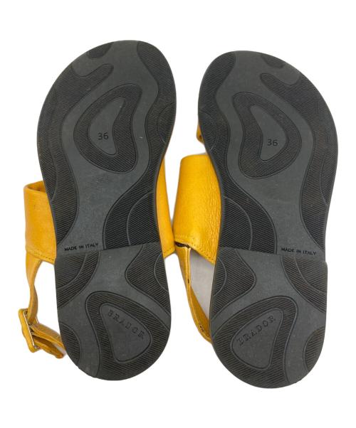 brador（ブラドール）BRADOR (ブラドール) ストラップサンダル オレンジ サイズ:SIZE 36の古着・服飾アイテム