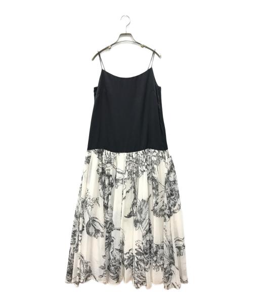 Snidel（スナイデル）Snidel (スナイデル) ロースイッチングキャミワンピース ブラック サイズ:1の古着・服飾アイテム