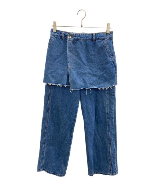 RAY BEAMS（レイ ビームス）RAY BEAMS (レイ ビームス) デニム スカート セット パンツ ブルーの古着・服飾アイテム