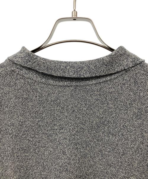crepuscule（クレプスキュール）crepuscule (クレプスキュール) Light Moss Stitch Polo グレー サイズ:1　の古着・服飾アイテム