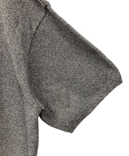 crepuscule（クレプスキュール）crepuscule (クレプスキュール) Light Moss Stitch Polo グレー サイズ:1　の古着・服飾アイテム