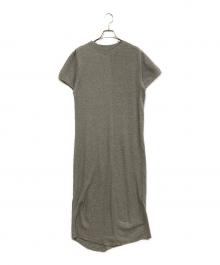 BEAMS BOY（ビームスボーイ）の古着「クレイジーワッフル ロングワンピース」｜グレー