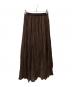 Col Pierrot（コルピエロ）の古着「PLEATS SKIRT」｜ブラウン