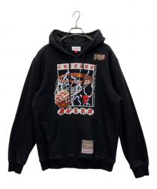 MITCHELL & NESS（ミッチェルアンドネス）の古着「CHICAGO BULLS　パーカー」｜ブラック